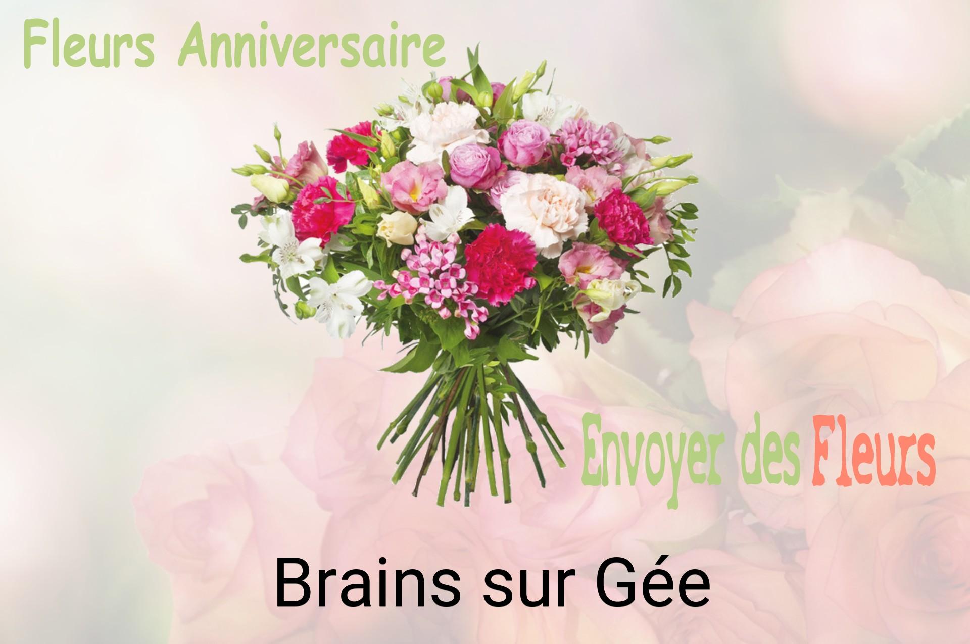 Bouquet de fleurs d’anniversaire livré à Brains-sur-Gée