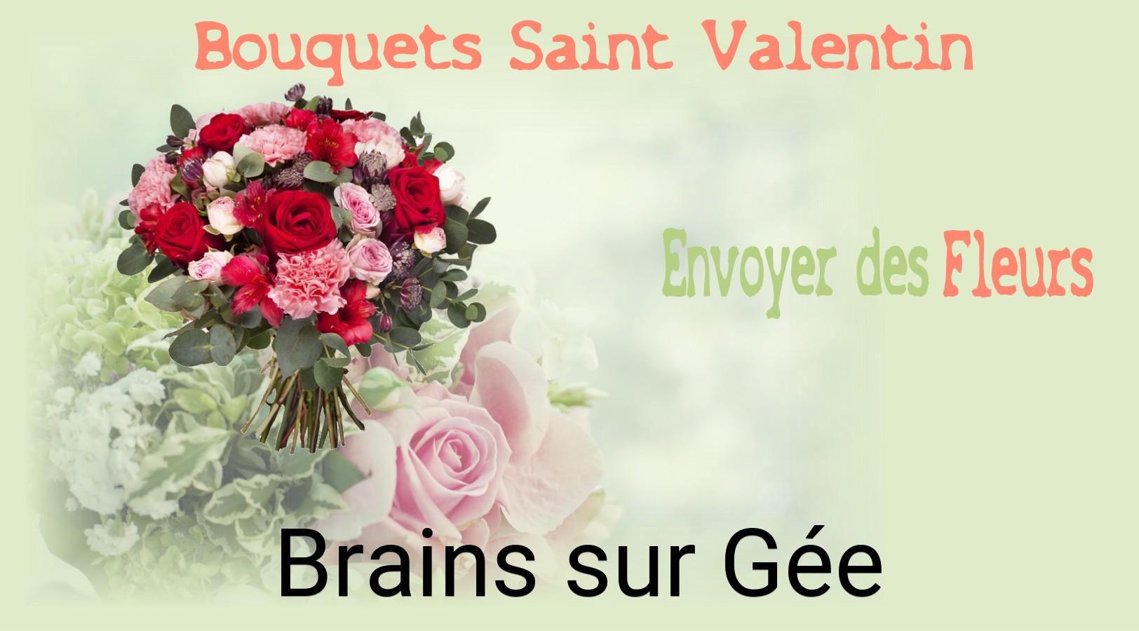 Roses de Saint-Valentin livrées à Brains-sur-Gée